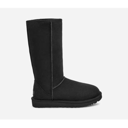 UGG® Classic Tall II-laars voor dames in Black, Maat 43, Dubbelzijdig