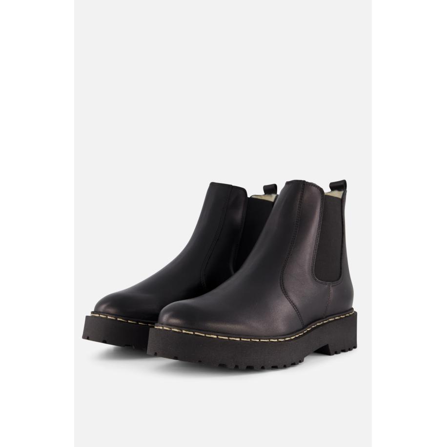 Cellini Chelsea boots zwart Leer Zwart