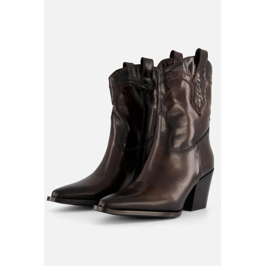 Linea Zeta Cowboylaarzen bruin Leer Bruin