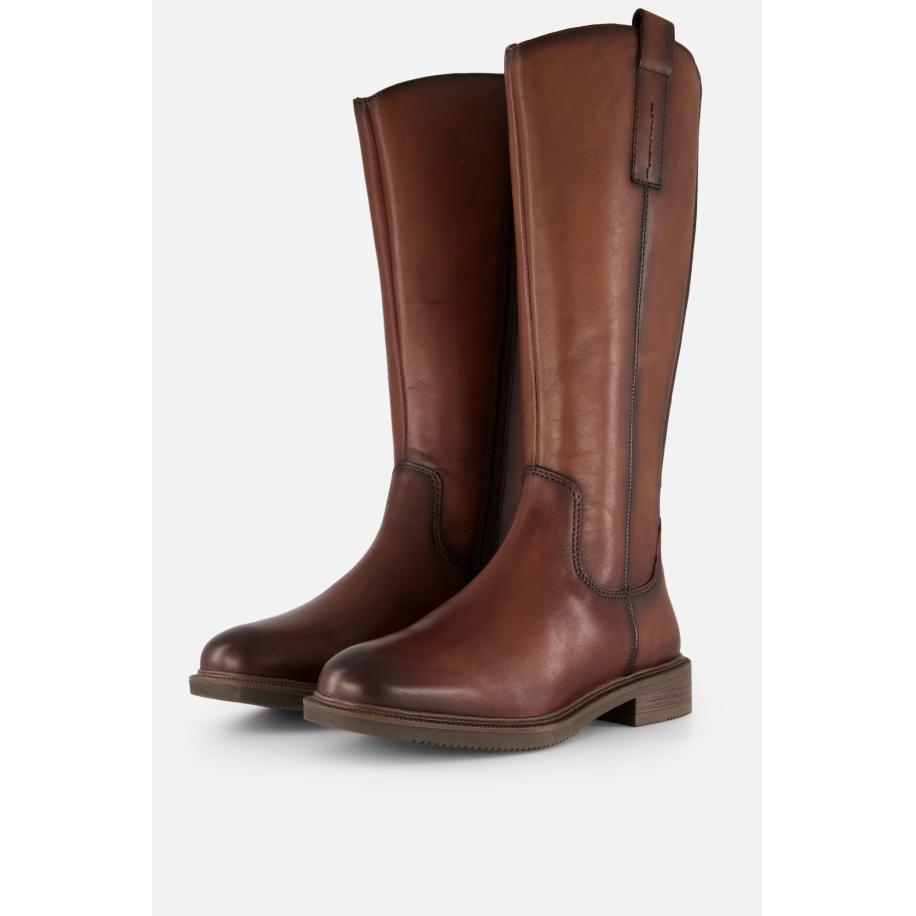 Marco Tozzi Hoge laarzen cognac Leer Bruin