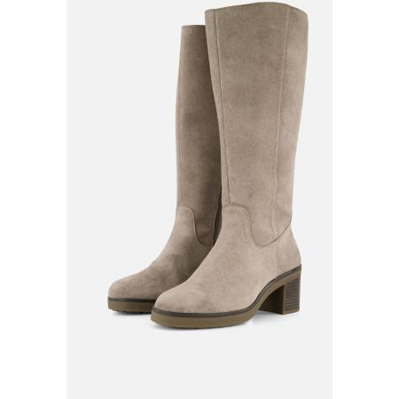 Feyn Hoge laarzen beige Suede