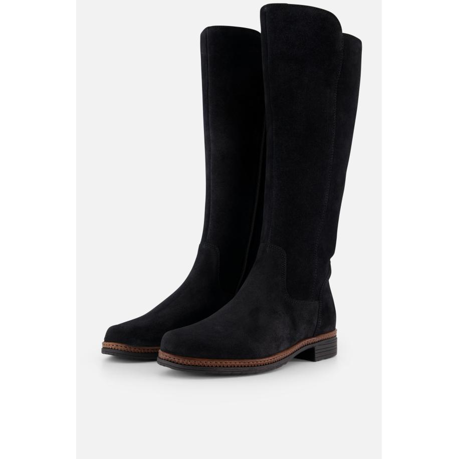 Gabor Hoge laarzen blauw Suede Blauw