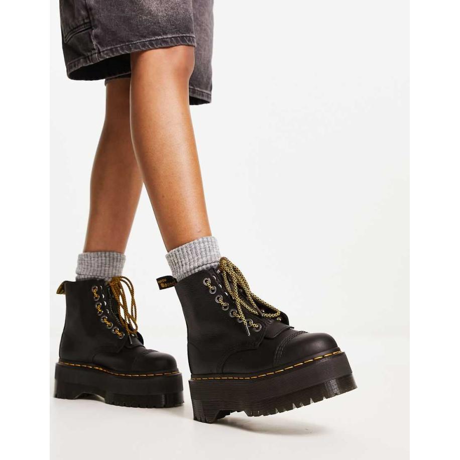Dr Martens Sinclair Quad Max Laarzen in zwart Zwart