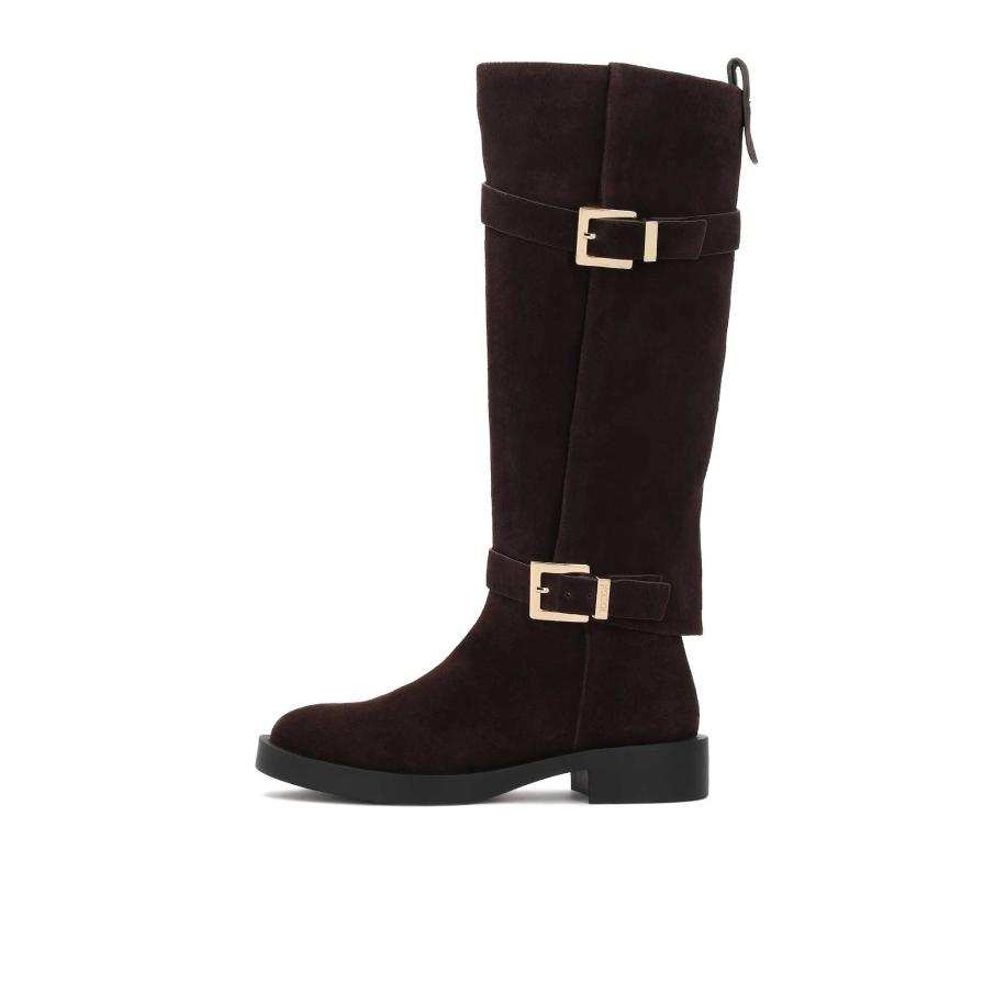 Kazar Kazar Laarzen donkerbruin -