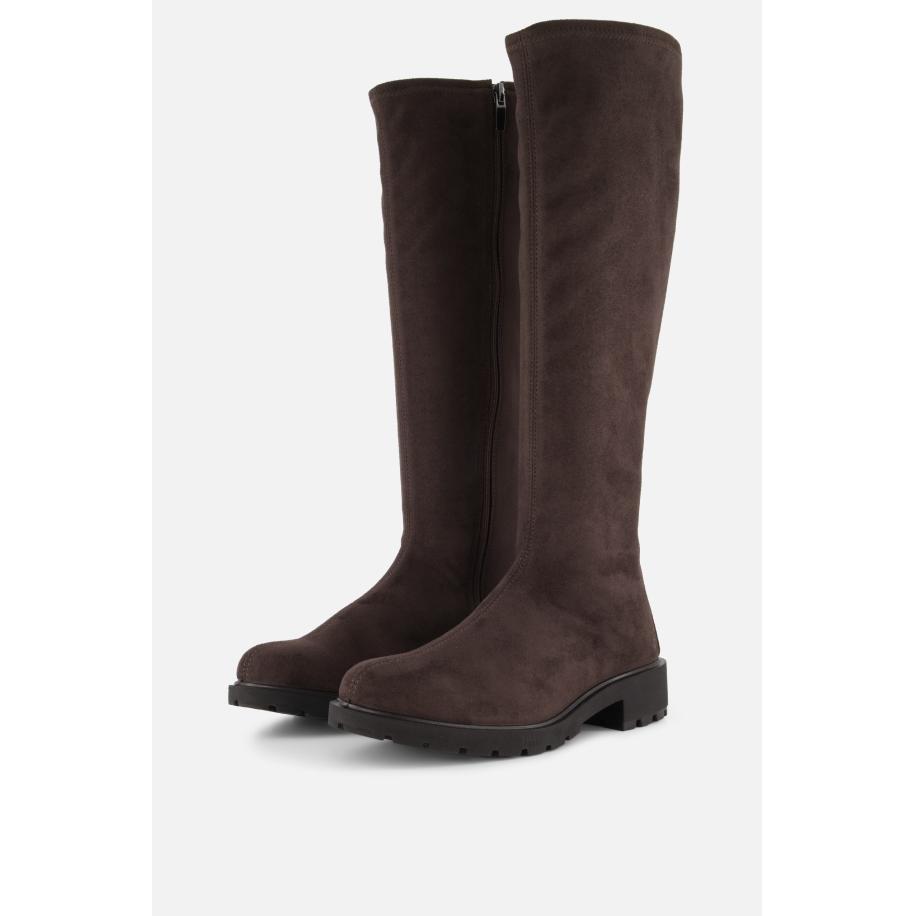 Ecco Metro Vienna Hoge laarzen bruin Suede Bruin