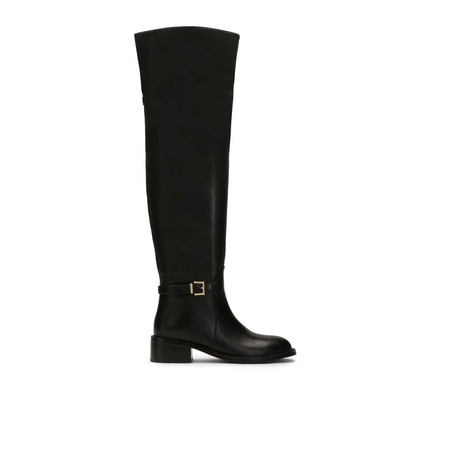 Kazar Kazar Overknee laarzen zwart -