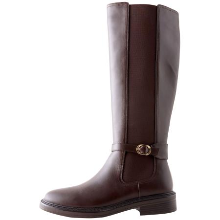 Next Next Laarzen Forever Comfort chocoladebruin