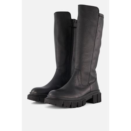 Muyters Hoge Laarzen zwart Leer