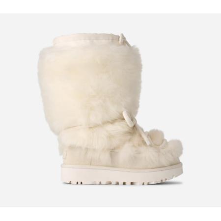 UGG® Classic Tall Chalet-laars in White, Maat 43, Shearling
