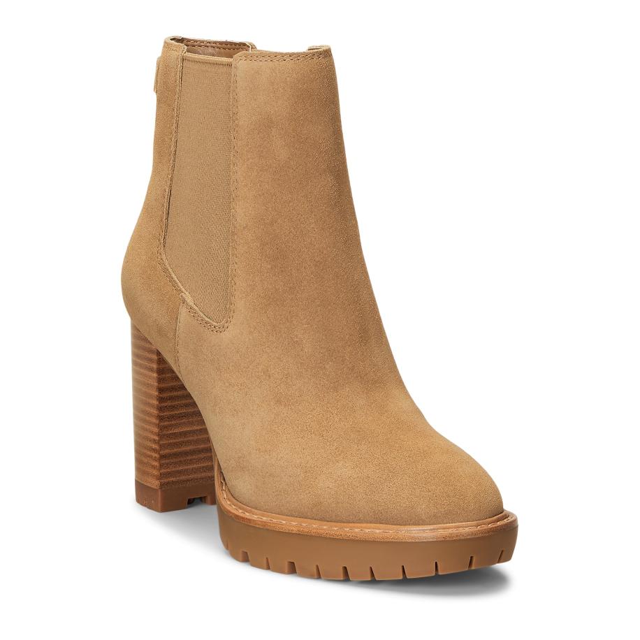 Lauren Ralph Lauren Lauren Ralph Lauren Chelsea boots LAYNE camel / donkerbeige -