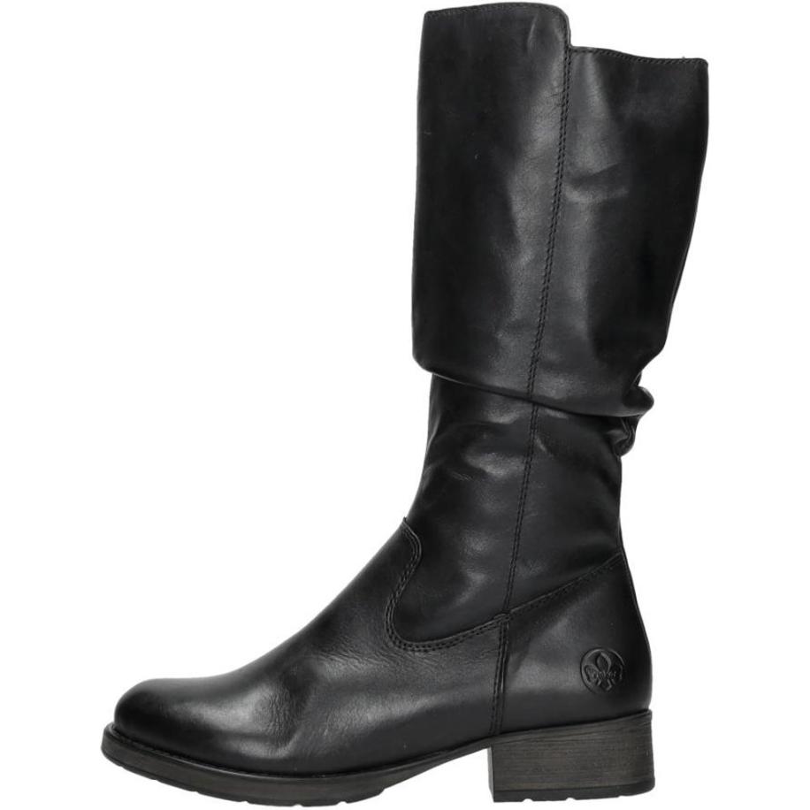 Rieker - Kuit Laarzen Zwart