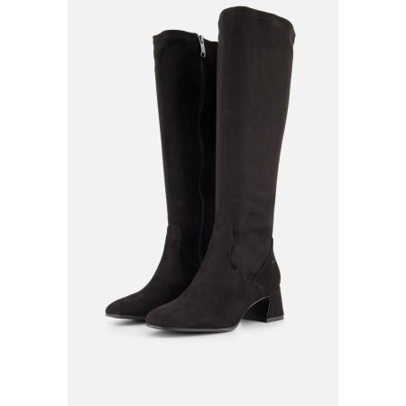 Tamaris Hoge laarzen zwart Textiel