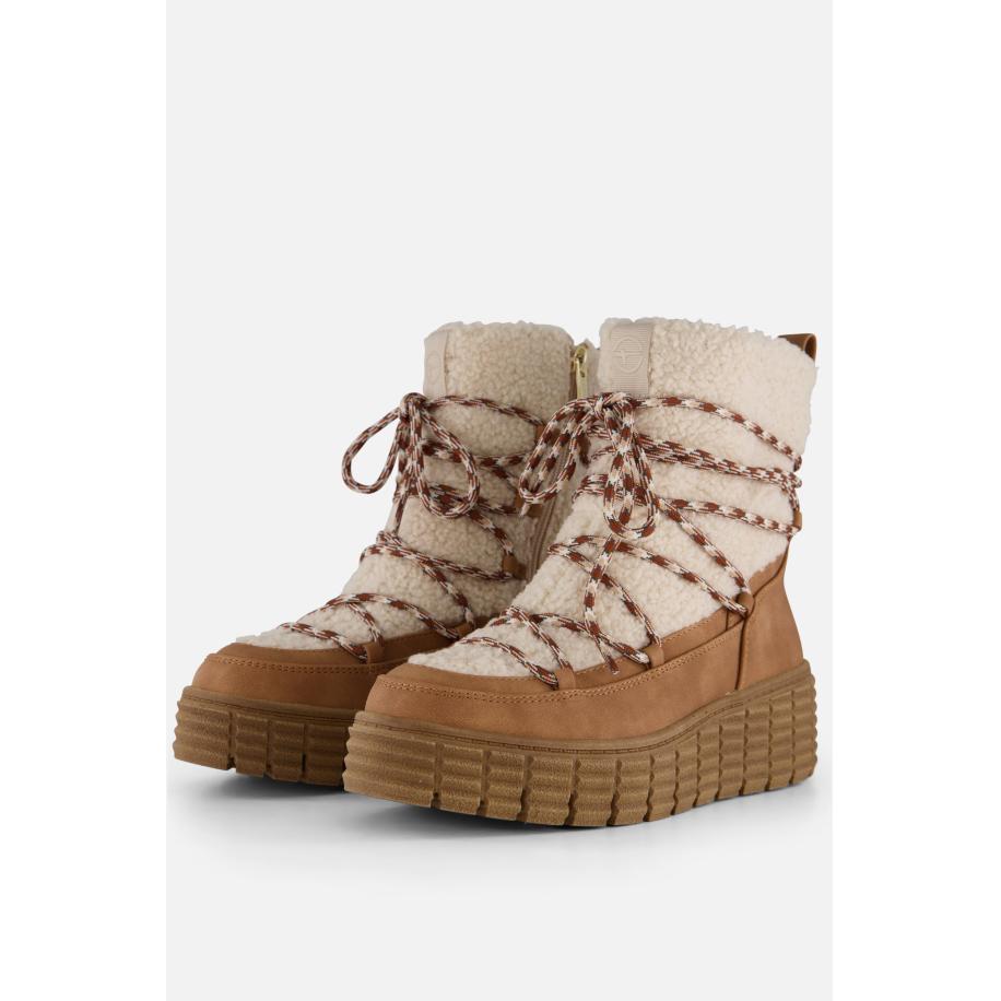 Tamaris Winterboots cognac Synthetisch Bruin
