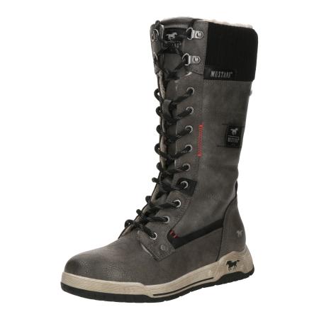 Mustang MUSTANG Veterlaarzen donkergrijs / zwart