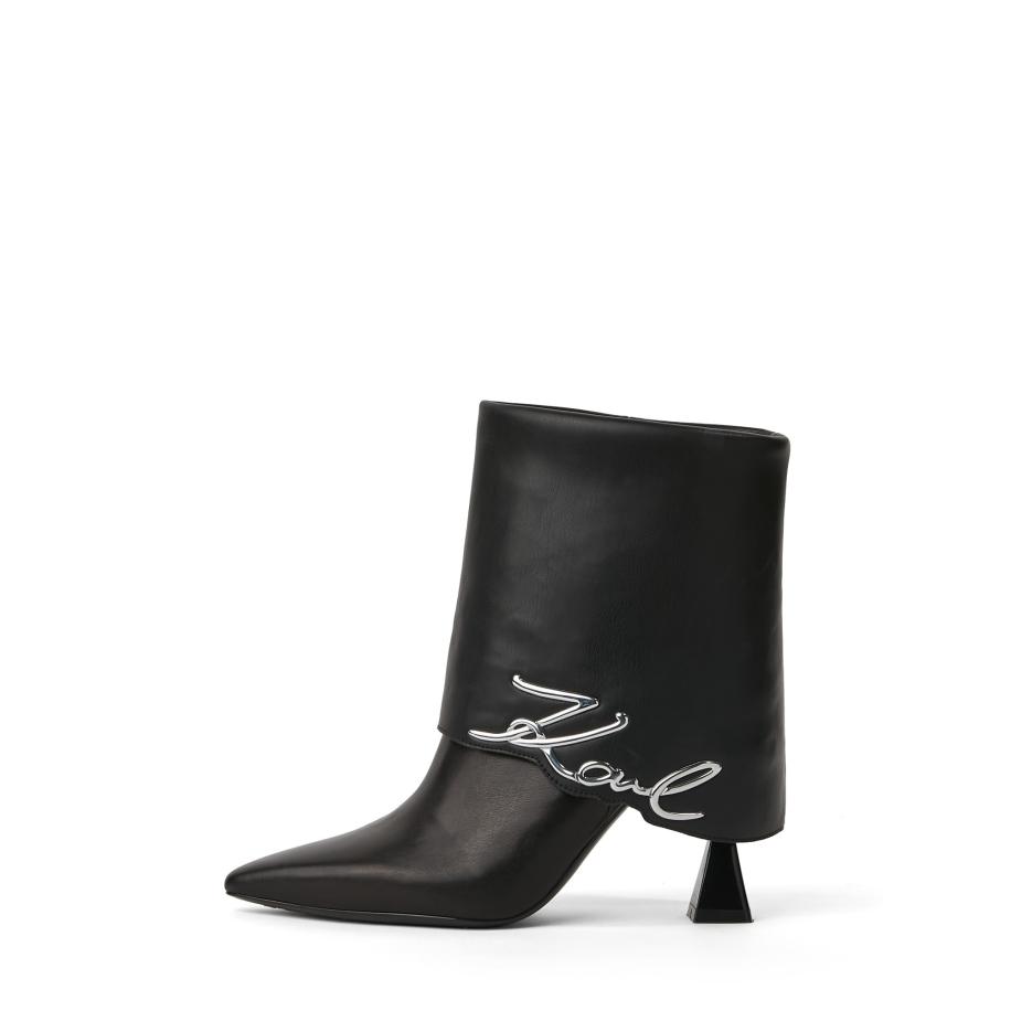 Karl Lagerfeld Karl Lagerfeld Enkellaarsjes Debut II zwart / zilver -