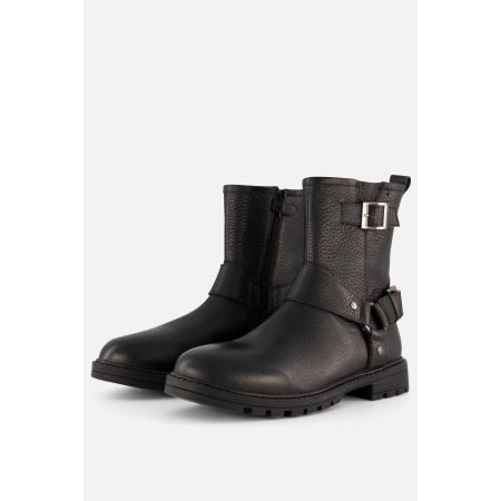 Muyters Biker boots zwart Leer