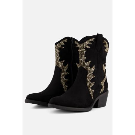 Ann Rocks Cowboylaarzen zwart Synthetisch