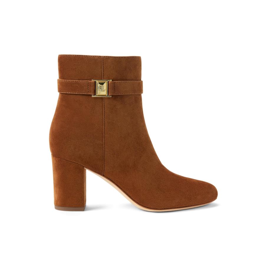Lauren Ralph Lauren Lauren Ralph Lauren Enkellaarsje KELLIE cognac -