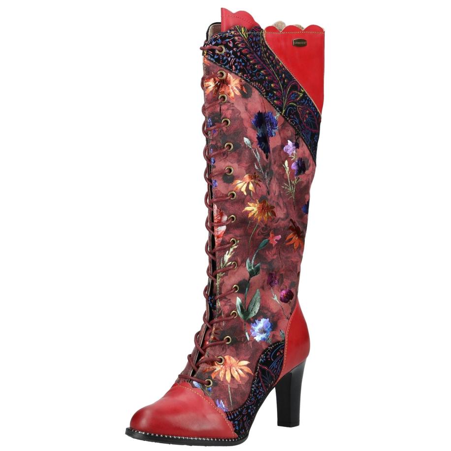 Laura Vita Laura Vita Veterlaarzen blauw / groen / rood / wijnrood -