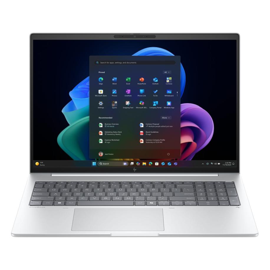 HP EliteBook 8 G1a 16 Laptop Zilver