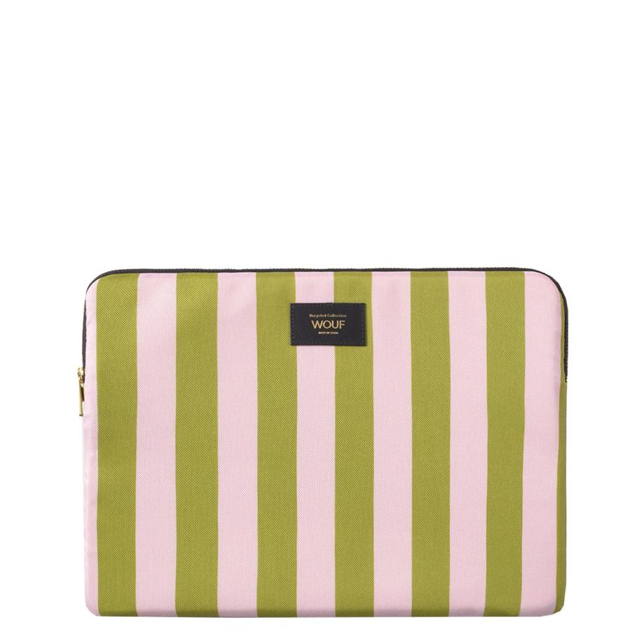Wouf Wouf Laptoptas riet / rosa -