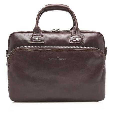 Castelijn & Beerens Firenze Business 3-Vaks Laptoptas 15.6'' Mocca