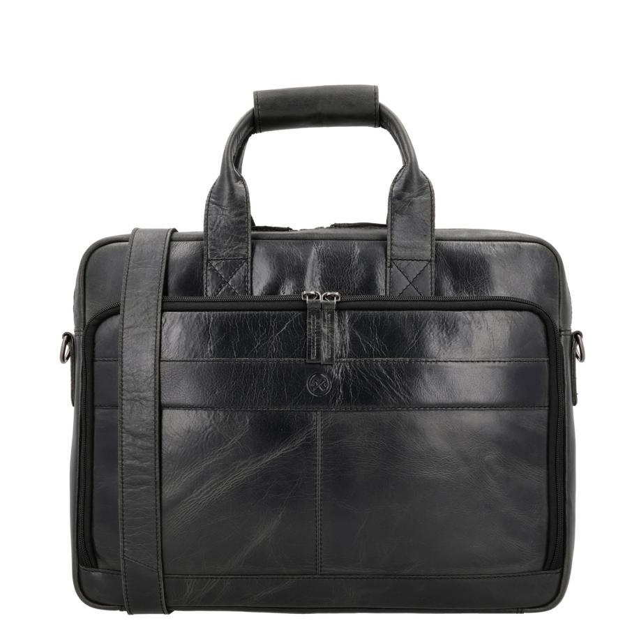 Hide & Stitches Next Navajo Laptopbag black Zwart