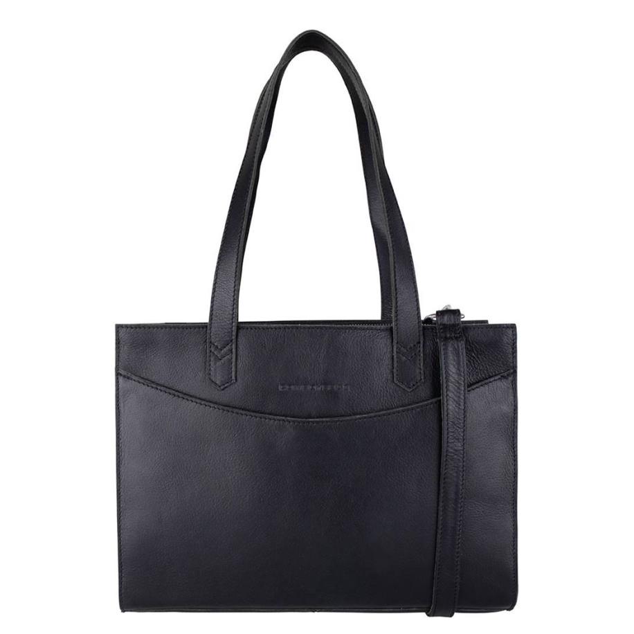 COWBOYSBAG LAPTOP BAG ELSTON 13 INCH-Black Zwart