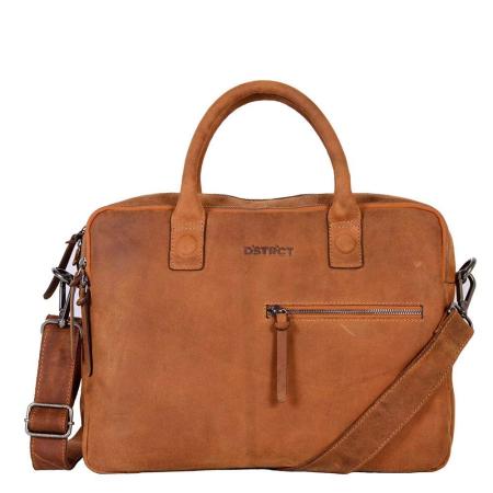 DSTRCT Wall Street Workingbag 14 cognac