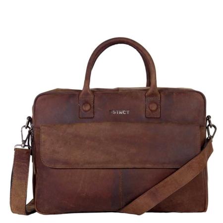 DSTRCT Wall Street Business Laptoptas 17'' Brown