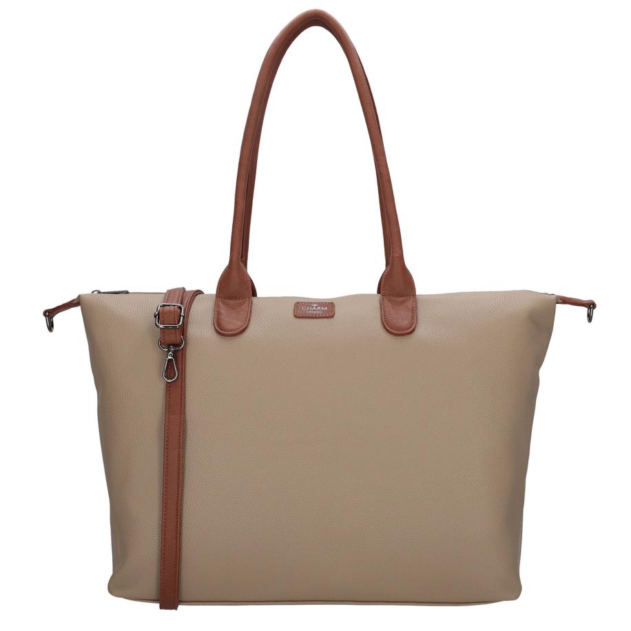 Charm London Buckingham Palace Laptopbag taupe Bruin