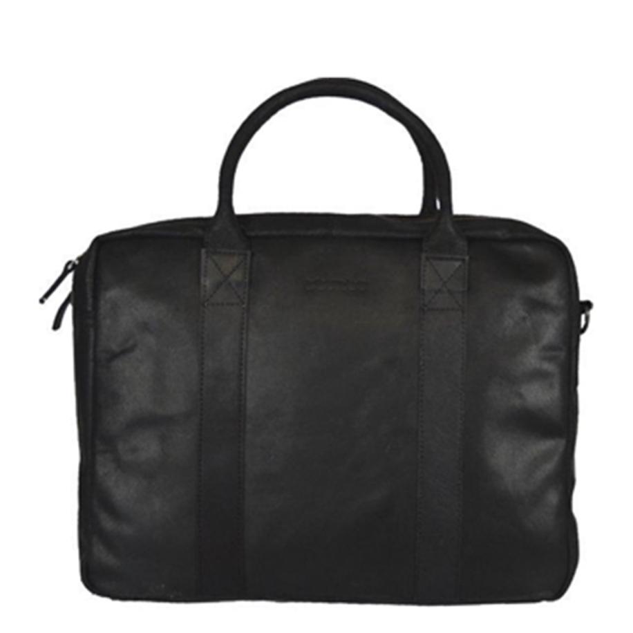 DSTRCT Limited Double Zip 15&apos;&apos; Laptoptas zwart Zwart