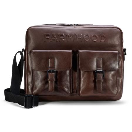 Farmhood Farmhood Aktentas donkerbruin