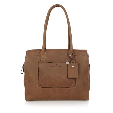 Castelijn & Beerens Carisma Dames laptoptas 15.6 cognac