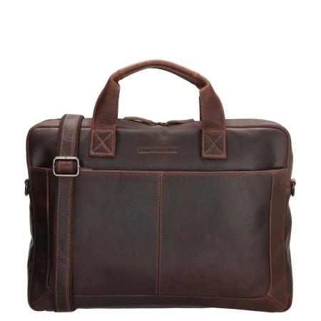 Hide & Stitches Japura Laptopbag darkbrown
