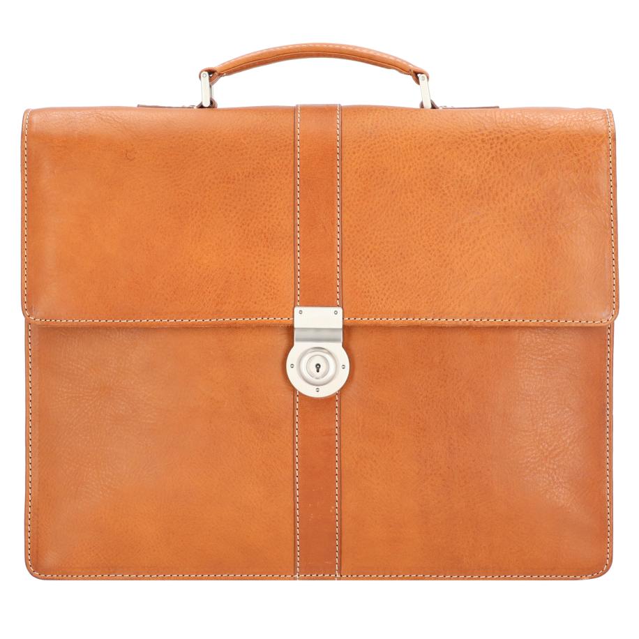 Leonhard Heyden LEONHARD HEYDEN Aktentas Bergamo cognac -