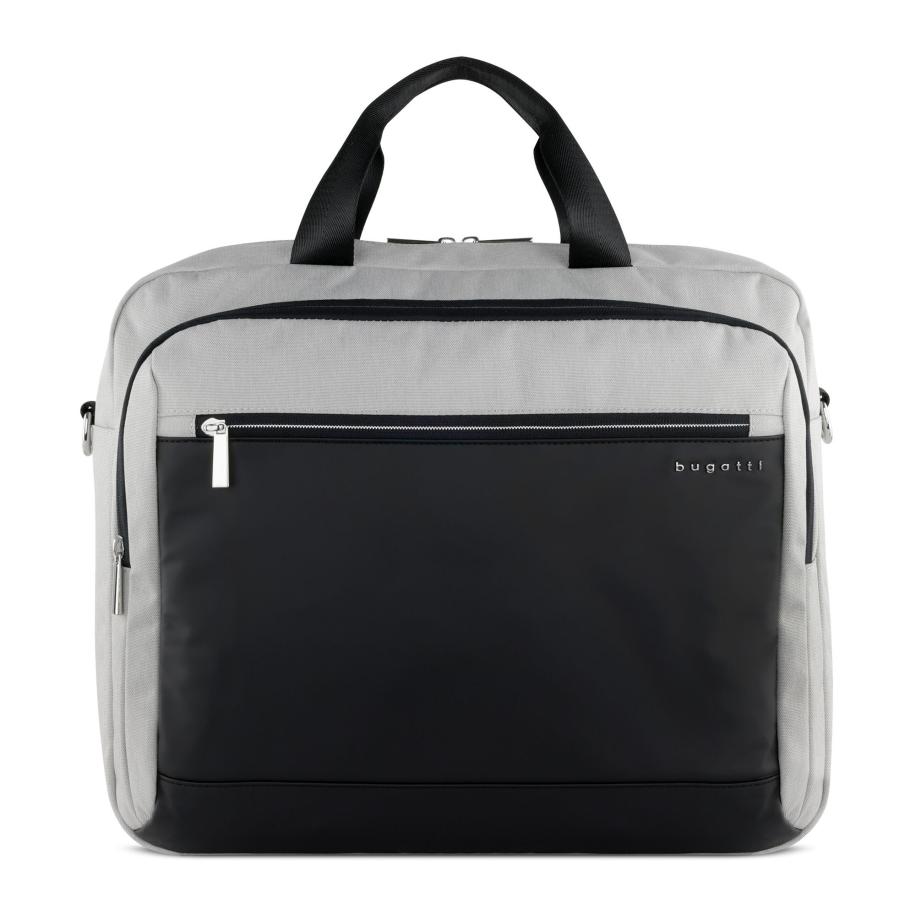 Bugatti bugatti Aktentas Sera lichtgrijs / zwart -