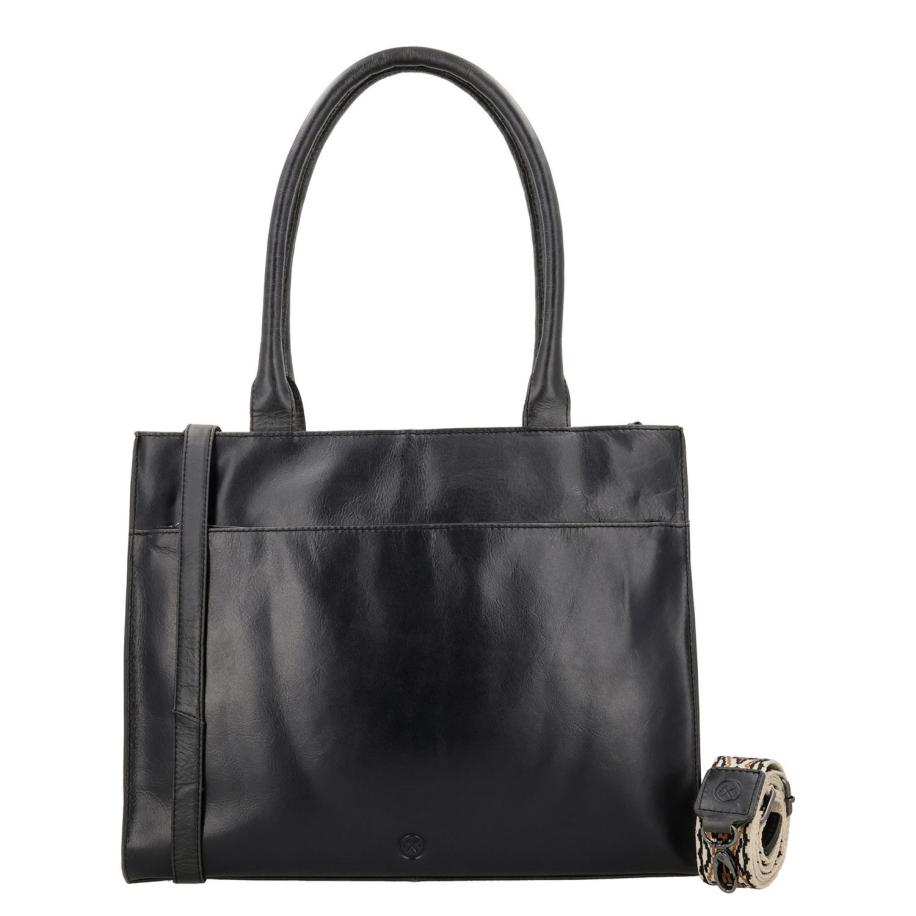 Hide & Stitches Next Navajo Laptopbag black Zwart