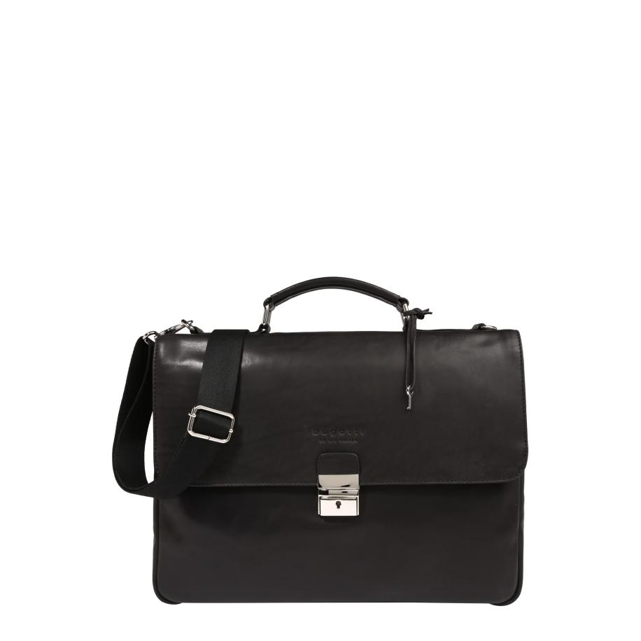 Bugatti bugatti Aktentas Romano zwart / zilver -