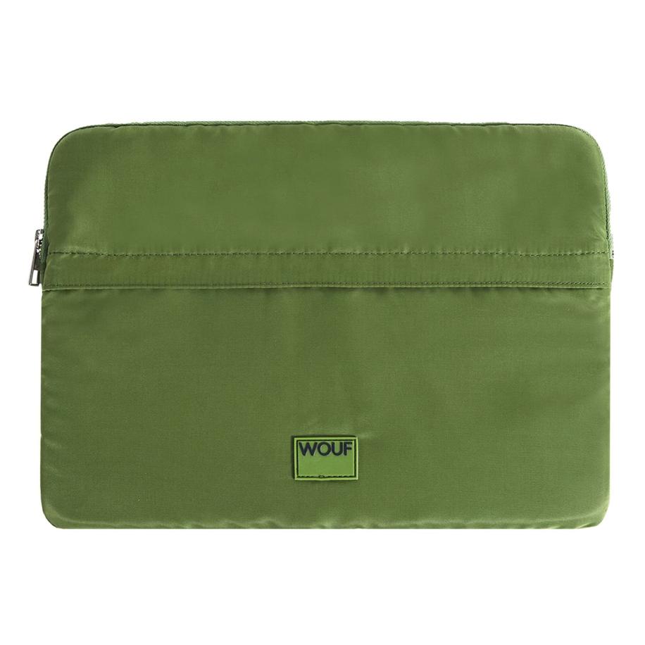 Wouf Laptoptas groen Groen