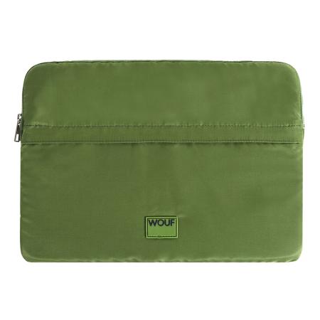 Wouf Wouf Laptoptas groen