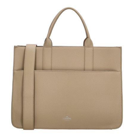 Charm London Princeton Laptopbag lighttaupe
