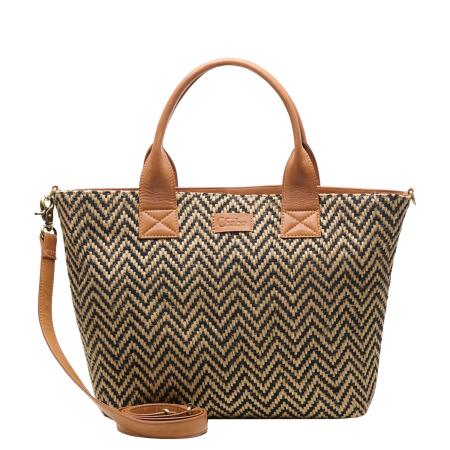 Chabo Romio Jaquard Shopper 14 cognac