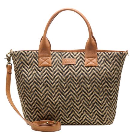 Chabo Romio Jaquard Shopper 14 cognac