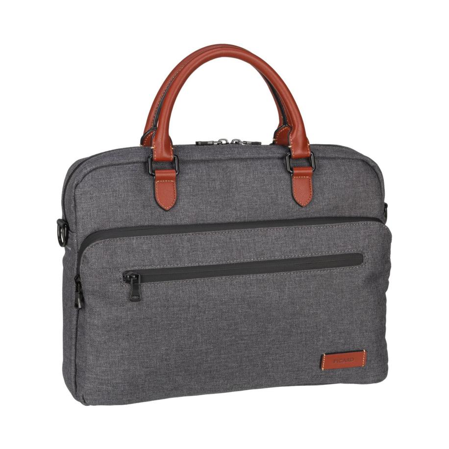 Picard Picard Aktentas Go Eco roestbruin / grijs gemêleerd -