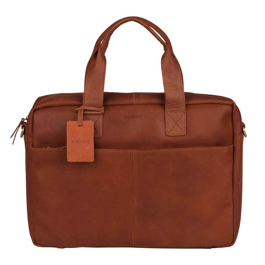 Burkely Vintage Laptop Bag 15.6 cognac Bruin