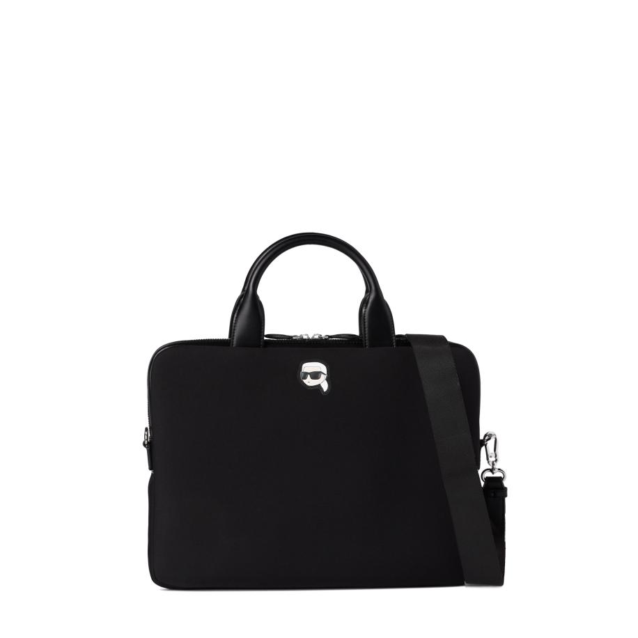 Karl Lagerfeld Karl Lagerfeld Laptoptas IKON zwart / wit -