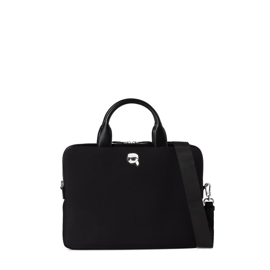 Karl Lagerfeld Karl Lagerfeld Laptoptas zwart / wit -