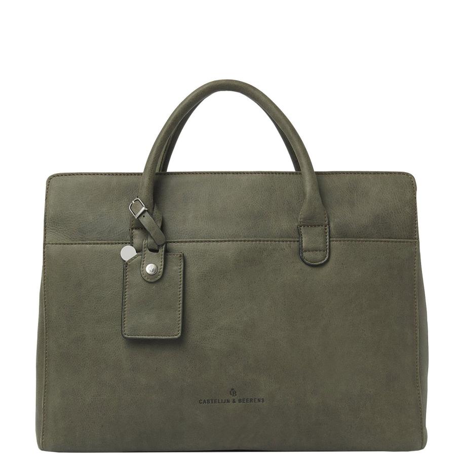 Castelijn & Beerens Carisma Laptopbag 15.6 green Groen