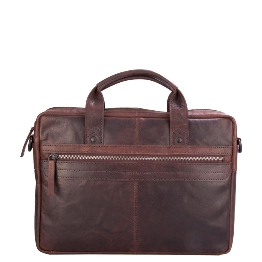 Spikes & Sparrow Briefcase dark brown Bruin